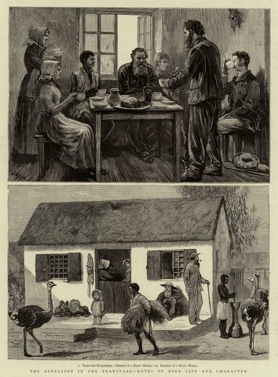 De opstand in de Transvaal, notities over het Boerenleven en karakter door Joseph Nash